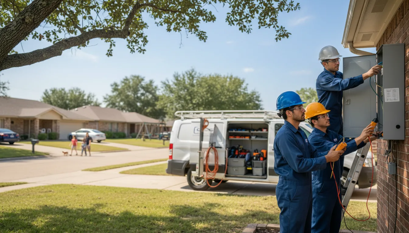 Certified electrician providing emergency electrical services in Turin, GA
